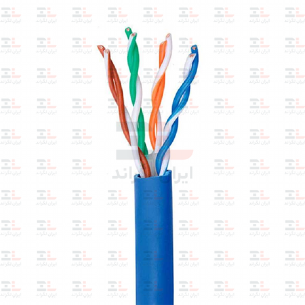 قیمت کابل شبکه لگراند Cat6 UTP PVC بدون تست تمام مس | حلقه 305 متری
