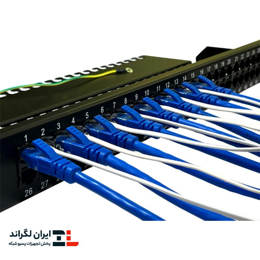 خرید پچ پنل تلفن ونتولینک 50 پورت RJ45 (ویس پنل) | ایران لگراند