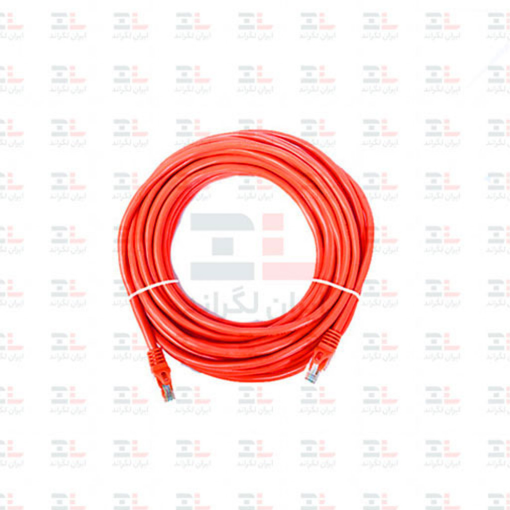 قیمت پچ کورد شبکه امپ Cat6 UTP PVC نارنجی | 40 متری
