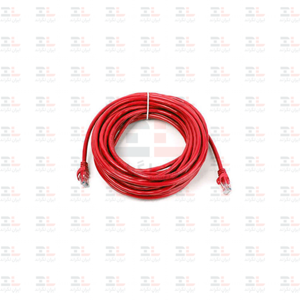 قیمت پچ کورد شبکه لگراند Cat6 UTP PVC قرمز | 10 متری