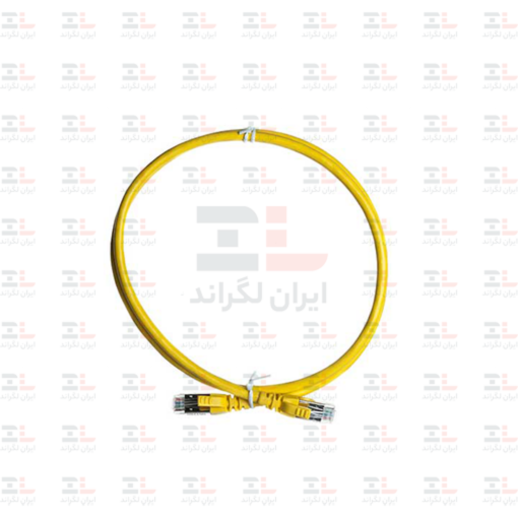 قیمت پچ کورد شبکه لگراند Cat6a SFTP LSZH زرد | 50 سانتی متری