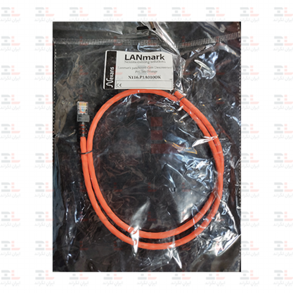 قیمت پچ کورد شبکه نگزنس Cat6 UTP PVC نارنجی | 1 متری