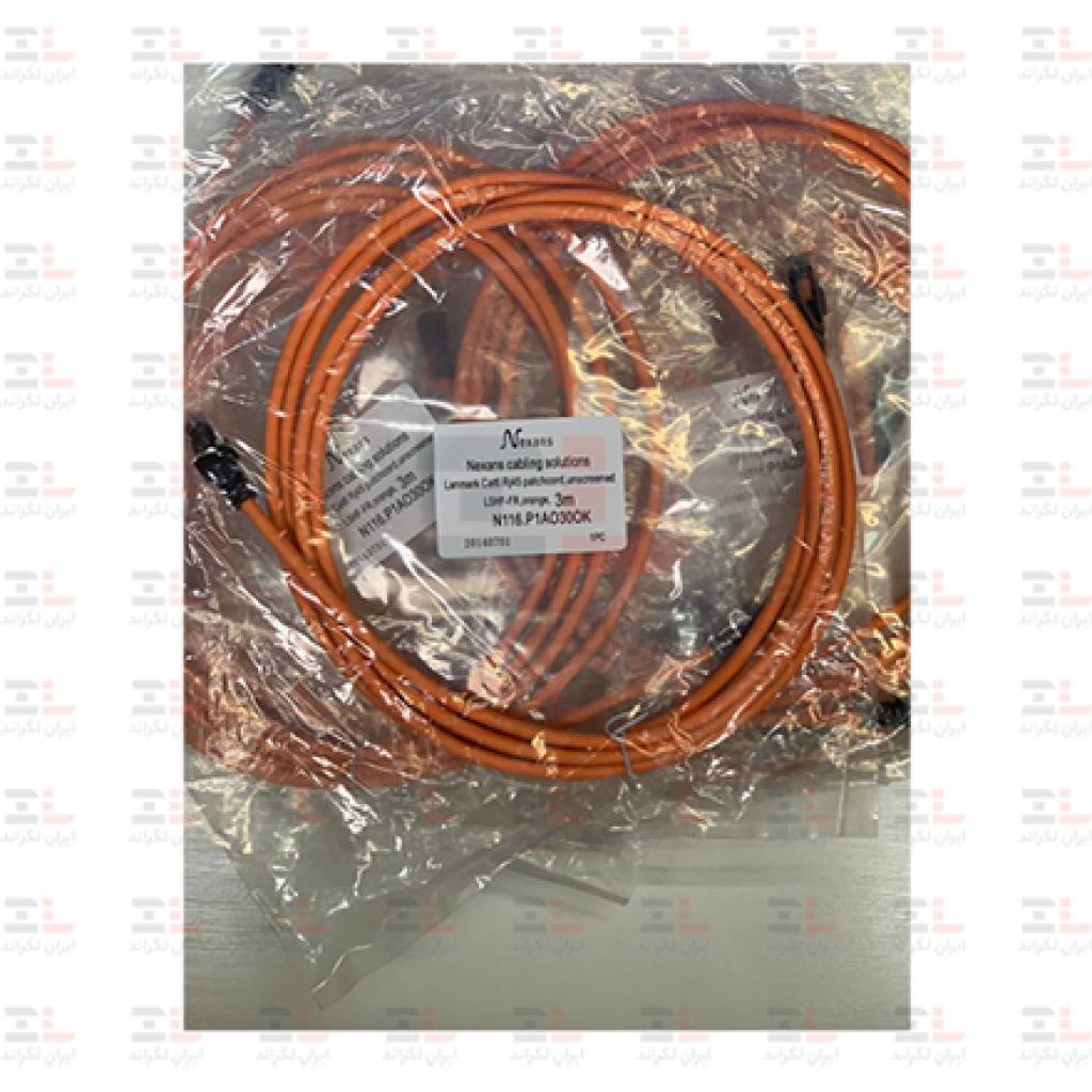 قیمت پچ کورد شبکه نگزنس Cat6a SFTP LSZH نارنجی | 3 متری