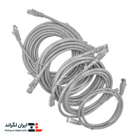 پچ کورد لگراند (کابل لن) Cat6 UTP بدون شیلد روکش PVC طوسی 20 سانتی متری (0.2m)