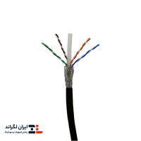 کابل شبکه نگزنس Cat6 SFTP Outdoor تمام مس تست فلوک پرمننت تک روکشه PE (پلی اتیلن) حلقه 305 متری