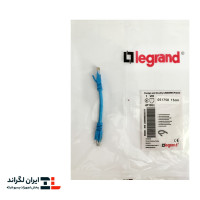 پچ کورد لگراند (کابل لن) Cat6 UTP بدون شیلد روکش PVC آبی 15 سانتی متری