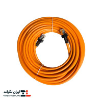 پچ کورد نگزنس (کابل لن) Cat6 SFTP شیلد دار روکش PVC نارنجی 15 متری