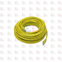 لیست قیمت و خرید پچ کورد شبکه امپ Cat6 UTP روکش PVC، زرد 20 متری
