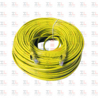لیست قیمت پچ کورد شبکه امپ Cat6 UTP روکش PVC، زرد 40 متری