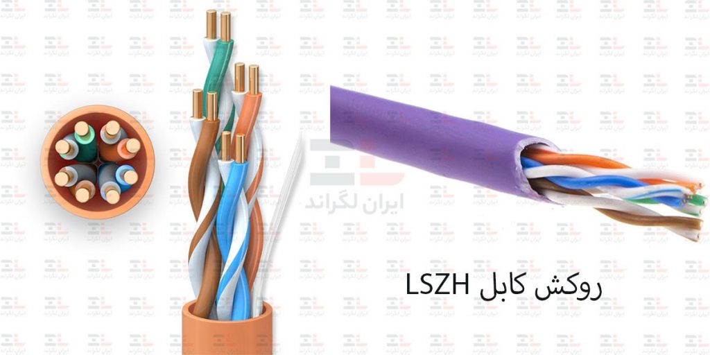 روکش کابل شبکه LSZH