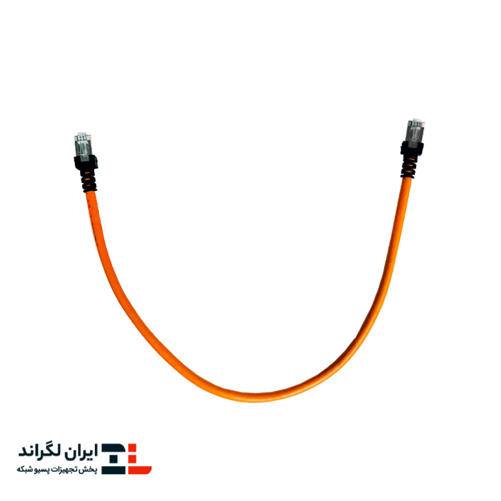 قیمت پچ کورد شبکه نگزنس Cat6a SFTP LSZH نارنجی | 0.5 متری