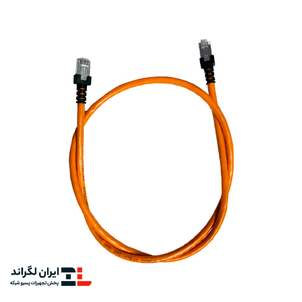 قیمت پچ کورد شبکه نگزنس Cat6a SFTP LSZH نارنجی | 1 متری