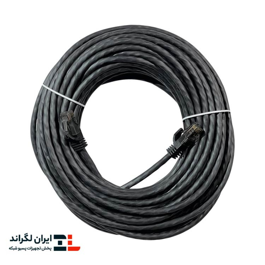 لیست قیمت و خرید پچ کورد شبکه بلدن Cat6 UTP روکش PVC، نارنجی 20 متری