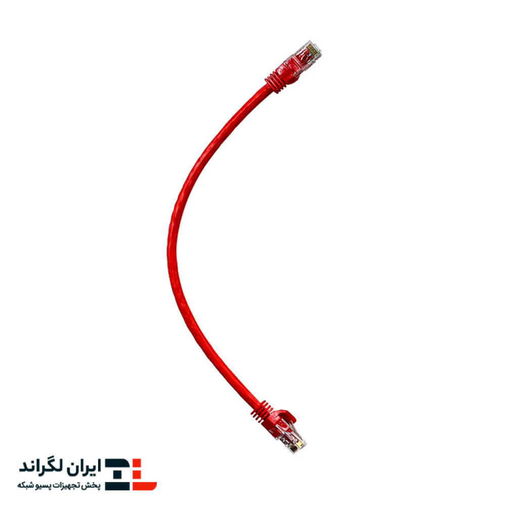 لیست قیمت و خرید پچ کورد شبکه بلدن Cat6 UTP روکش PVC، هشت رنگ 30 سانتی متری