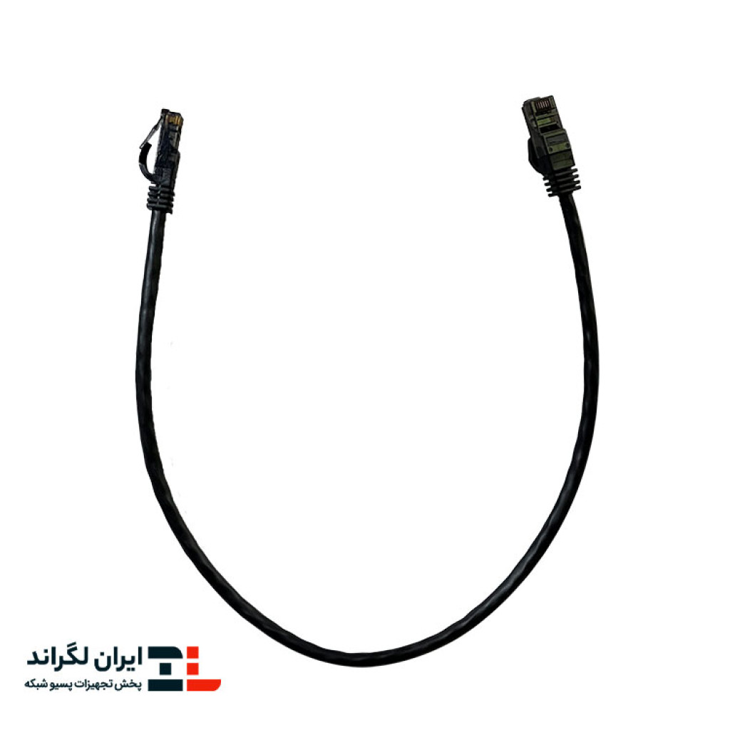 قیمت پچ کورد شبکه لگراند Cat6 UTP PVC آبی | 50 سانتیمتری