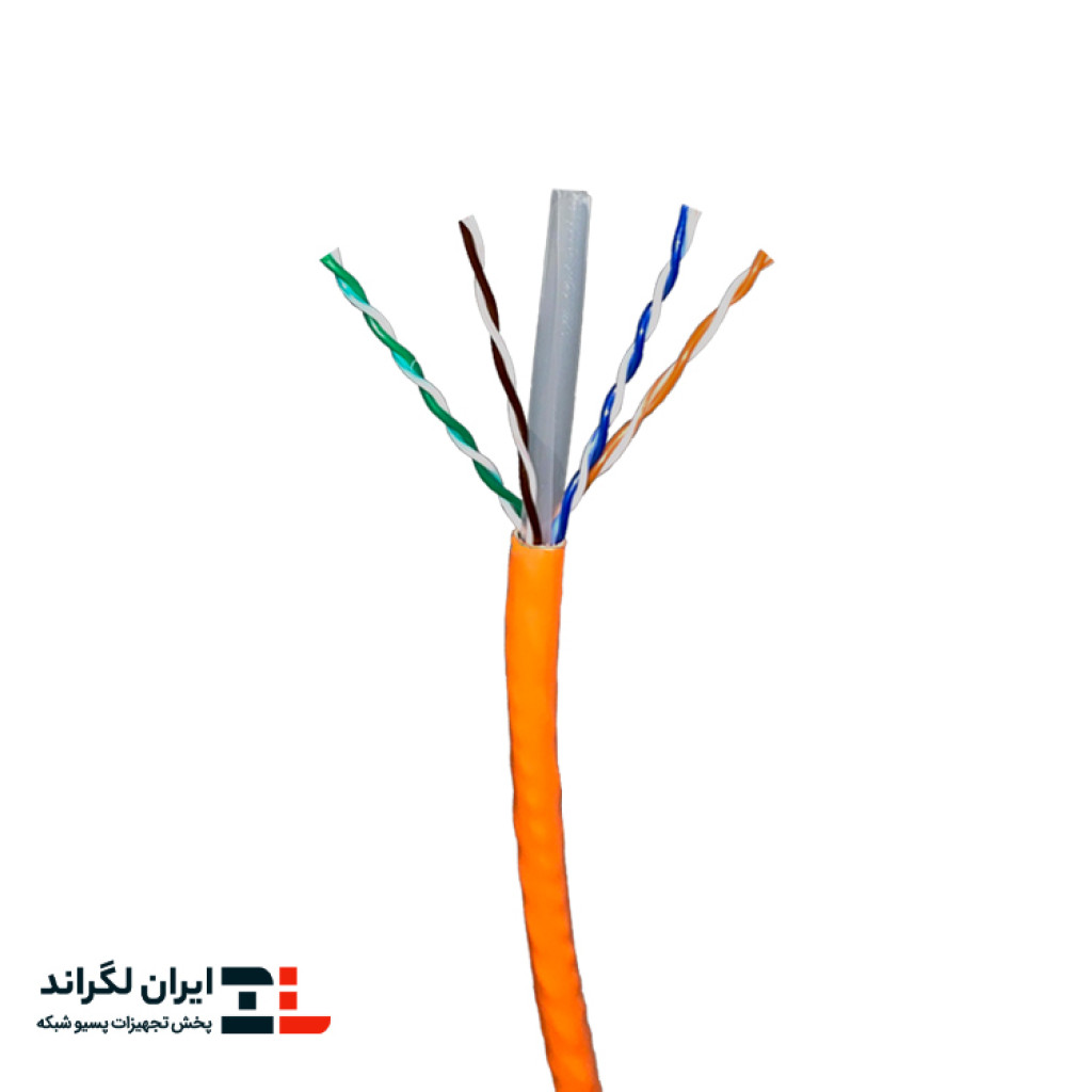 قیمت کابل شبکه نگزنس Cat6 UTP PVC تست چنل | حلقه 305 متری