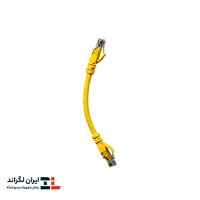 پچ کورد لگراند (کابل لن) Cat6 UTP بدون شیلد روکش PVC زرد 15 سانتی متری