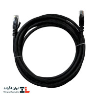 پچ کورد لگراند (کابل لن) Cat6 UTP بدون شیلد روکش PVC مشکی 3 متری