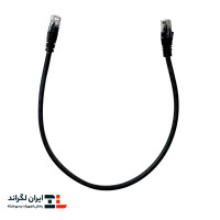پچ کورد لگراند (کابل لن) Cat6 UTP بدون شیلد روکش PVC مشکی 50 سانتی متری (0.5m)