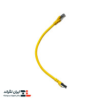پچ کورد لگراند (کابل لن) Cat6a SFTP شیلد دار روکش PVC زرد 30 سانتی متری (0.3m)