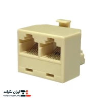 برل شبکه ونتولینک Cat6 UTP یک به دو سفید