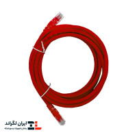 قیمت پچ کورد شبکه لگراند Cat6 UTP PVC قرمز | 3 متری