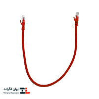 قیمت پچ کورد شبکه لگراند Cat6 UTP PVC قرمز | 0.5 متری