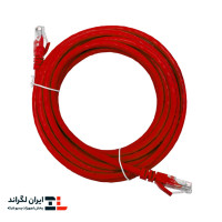 قیمت پچ کورد شبکه لگراند Cat6 UTP PVC قرمز | 5 متری