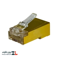 سوکت شبکه طلایی ونتولینک cat6 SFTP بسته 100 عددی میان گذر