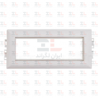 قیمت کادر 6 ماژول سوپیتا قهوه‌ای طرح چوب | 50*150 میلی متری